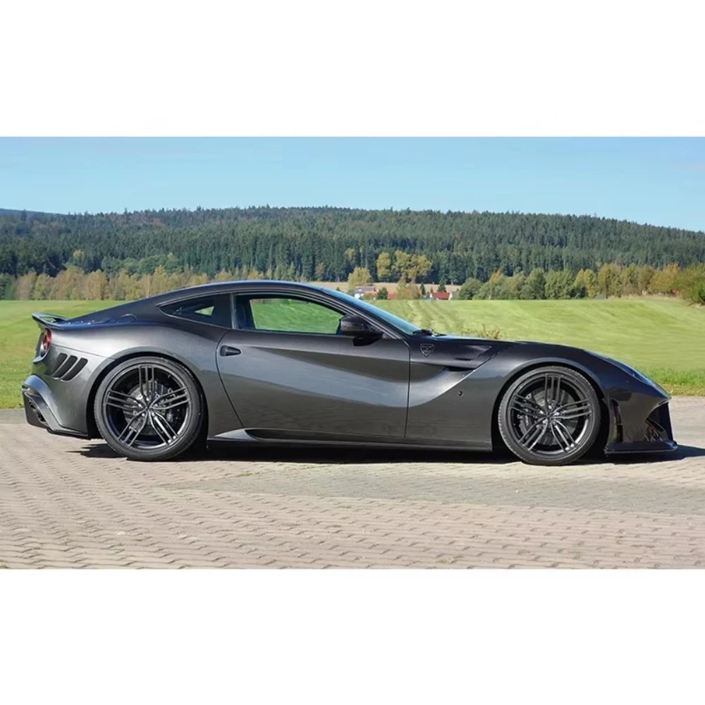 M Style Body Kits for F12 Excellent Quality Fast Deliver Dry Carbon Fiber Front Lip Side Skirt Rear Diffuser Hood Bonnet